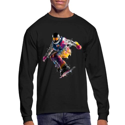 Snowboarding: Frozen Palette - Men's Long Sleeve T-Shirt