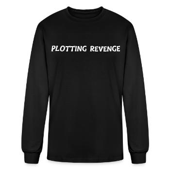 Plotting Revenge - Men's Long Sleeve T-Shirt - black - Front