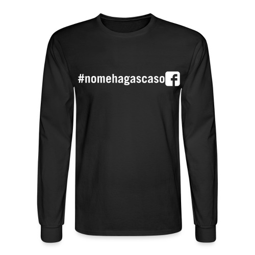 NMHC-letras-fb-wht-800ppi - Men's Long Sleeve T-Shirt