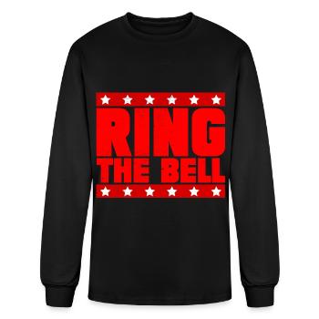 Ring The Bell - Men's Long Sleeve T-Shirt - black - Front