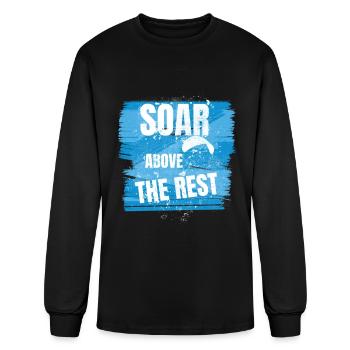 Soar Above the Rest - Men's Long Sleeve T-Shirt - black - Front