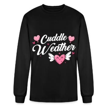 Cuddling Sweet - Men's Long Sleeve T-Shirt - black - Front