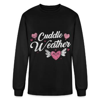 Cuddling People Cuddle Sweet - Men's Long Sleeve T-Shirt - black - Front