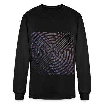 Shiny spiral - Men's Long Sleeve T-Shirt - black - Front