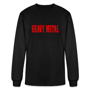 métal lourd - T-shirt à manches longues Homme - noir - Devant