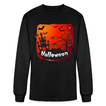 Halloween,happy Halloween , Halloween party - Men's Long Sleeve T-Shirt - black - Front