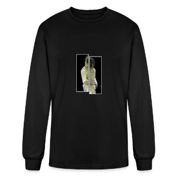 Fencer Coach Gift - Men's Long Sleeve T-Shirt - black - Front