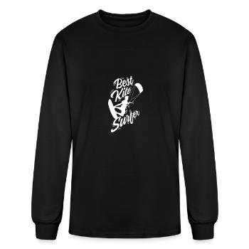 Best Kite Surfer Courageous Gift - Men's Long Sleeve T-Shirt - black - Front