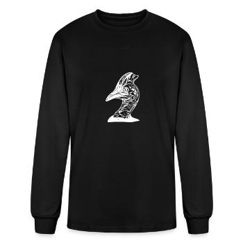 Australian Cassowary Flightless Bird - Men's Long Sleeve T-Shirt - black - Front