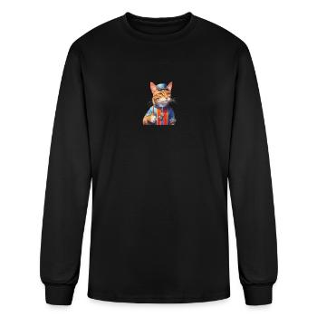 Top kitty - Men's Long Sleeve T-Shirt - black - Front