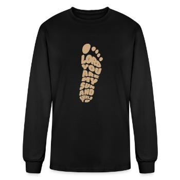 Lord, You are my sun and shield (Ps. 84:11). - Men's Long Sleeve T-Shirt - black - Front