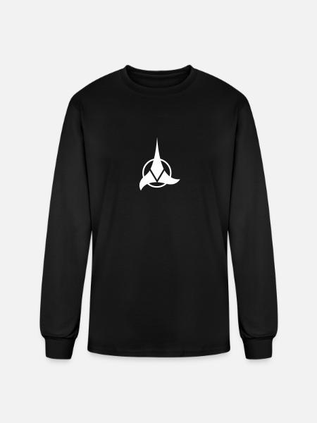 Klingon - VECTOR - Men's Long Sleeve T-Shirt - black