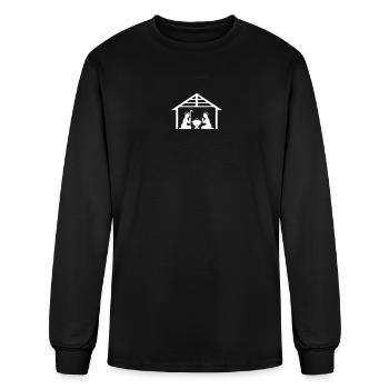 The Birth of Christ - Men's Long Sleeve T-Shirt - black - Front