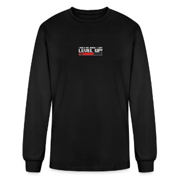 Level up - Men's Long Sleeve T-Shirt - black - Front