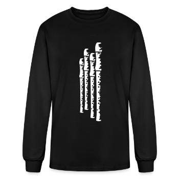 Flutes - Men's Long Sleeve T-Shirt - black - Front