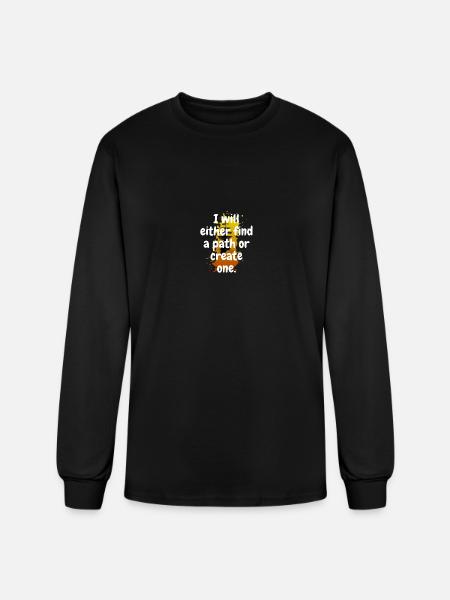 Everything will be ok - Men's Long Sleeve T-Shirt - black