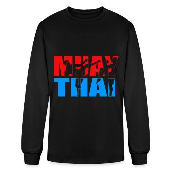Muay Thai - Men's Long Sleeve T-Shirt - black - Front