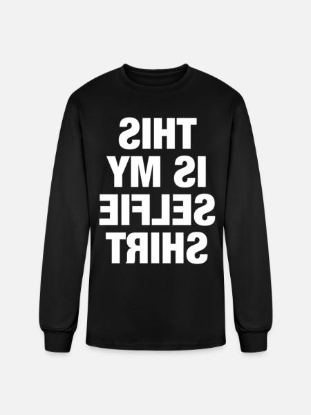 This is My Selfie - Men's Long Sleeve T-Shirt - black