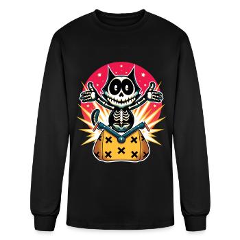 X-ray Felix - Men's Long Sleeve T-Shirt - black - Front