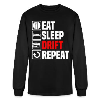 Mange Sommeil Dérive - T-shirt à manches longues Homme - noir - Devant