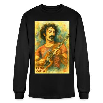 Frank Zappa - Guitarist Portrait Tee - Men's Long Sleeve T-Shirt - black - Front