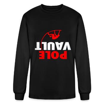 Pole Vault - Men's Long Sleeve T-Shirt - black - Front