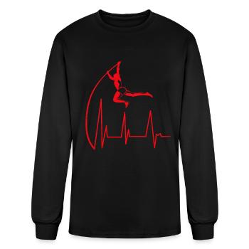 Pole Vault - Men's Long Sleeve T-Shirt - black - Front