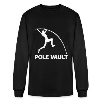 Pole Vault - Men's Long Sleeve T-Shirt - black - Front
