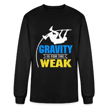 Pole Vault - Men's Long Sleeve T-Shirt - black - Front