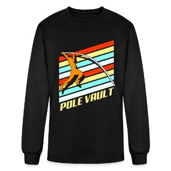 Pole Vault - Men's Long Sleeve T-Shirt - black - Front
