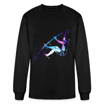 Pole Vault - Men's Long Sleeve T-Shirt - black - Front