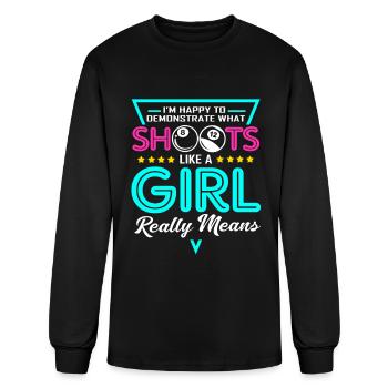 Billiard - Men's Long Sleeve T-Shirt - black - Front