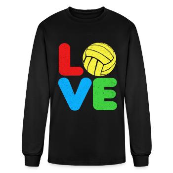 Water Polo - Men's Long Sleeve T-Shirt - black - Front