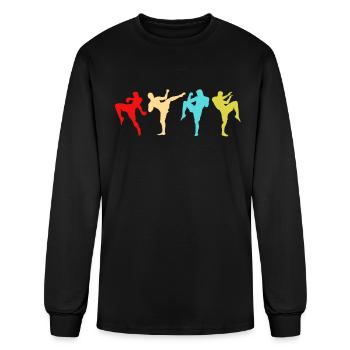 Muay Thai - Men's Long Sleeve T-Shirt - black - Front