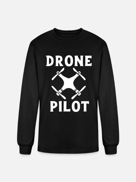 Drone Pilot - Men's Long Sleeve T-Shirt - black