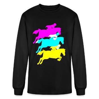 Dressage Show For Women - Men's Long Sleeve T-Shirt - black - Front