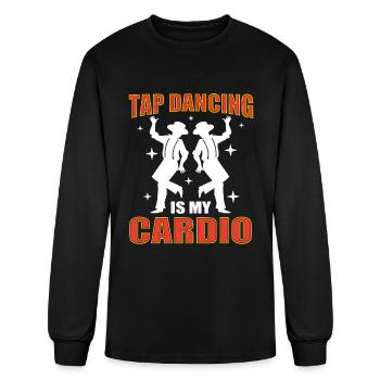 Funny Dance Pun Dancing Teacher Tap Dance - Men's Long Sleeve T-Shirt - black - Front