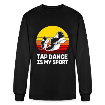 Tap Dance Shoes Dancing Quote Tap Dance - Men's Long Sleeve T-Shirt - black - Front