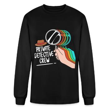 Détective privé Enquêteur Détective Détective - T-shirt à manches longues Homme - noir - Devant