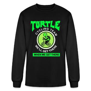 Sea Turtle - Men's Long Sleeve T-Shirt - black - Front