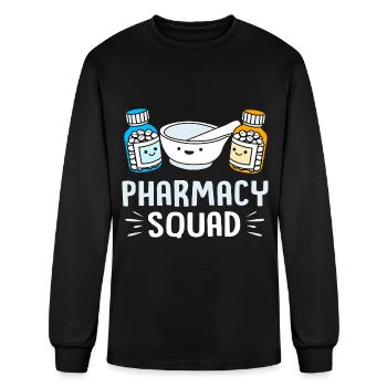 Pharmacy Squad - Men's Long Sleeve T-Shirt - black - Front
