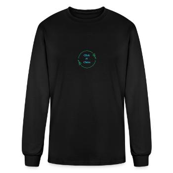 Click N Claim Best TShirt - Men's Long Sleeve T-Shirt - black - Front