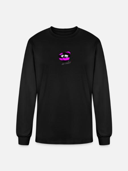 no rules - Men's Long Sleeve T-Shirt - black
