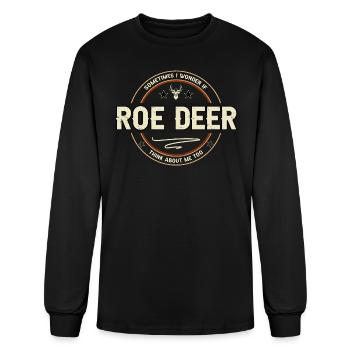 Roe Deer Hunting - Men's Long Sleeve T-Shirt - black - Front