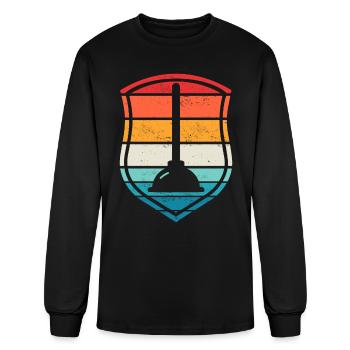 Plumber Tool - Men's Long Sleeve T-Shirt - black - Front