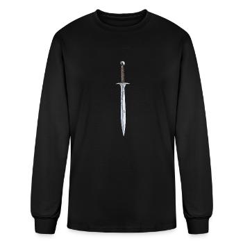 sword - Men's Long Sleeve T-Shirt - black - Front