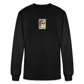 Pop Art Icon 65 Retro Pinup - Men's Long Sleeve T-Shirt - black - Front