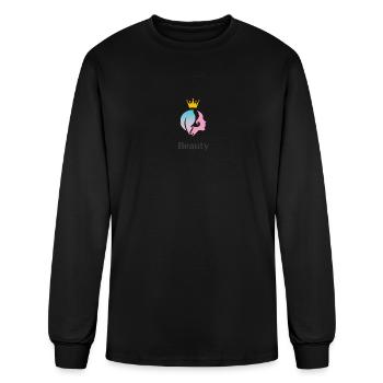Beauty - Men's Long Sleeve T-Shirt - black - Front