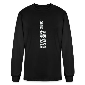 Atychiphobic No More: Overcoming Fear of Failure - Men's Long Sleeve T-Shirt - black - Front