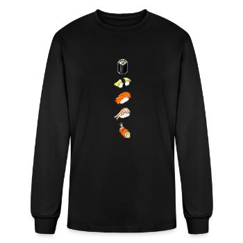 Sub badges Vertical - Men's Long Sleeve T-Shirt - black - Front